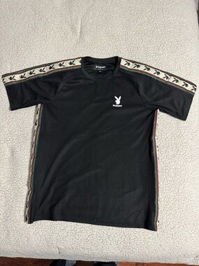 PLAYBOY Black Tee shirt jersey